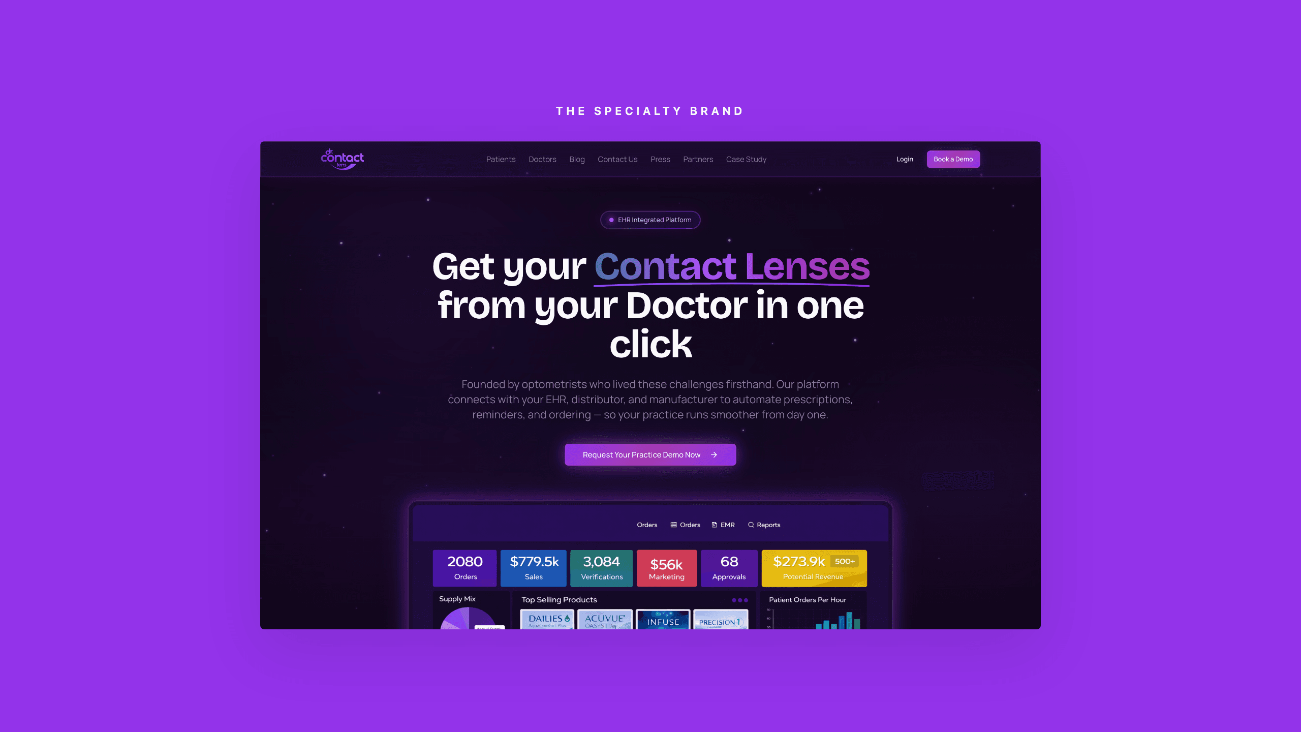 Dr. Contact Lens hero