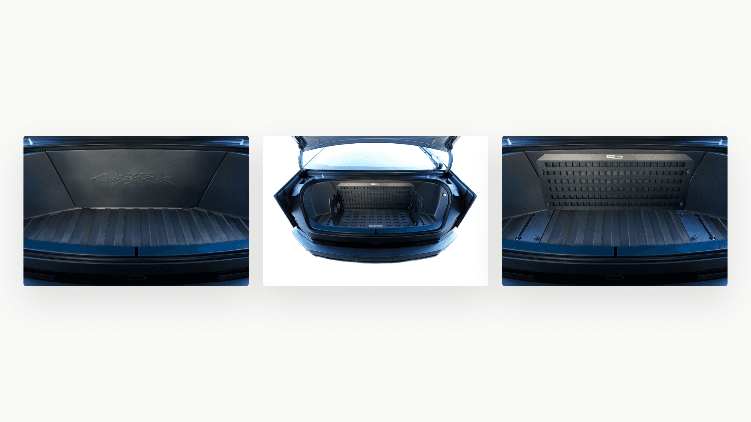 Raktical product range — frunk organizer and MOLLE kit